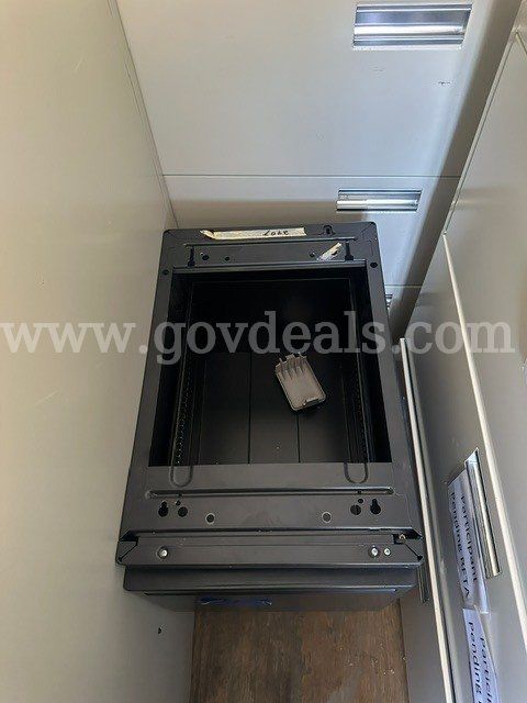 2 Drawer Metal File Cabinet for under a Desk - Open Top