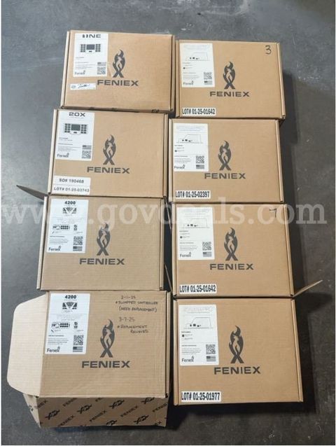 (8) NEW Feniex Emergency Sirens & Controllers – Storm Pro, Typhoon, 20X & ONE