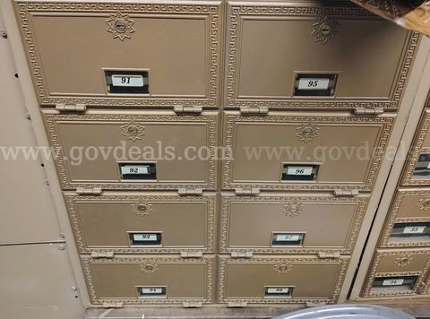 Vintage Brass Post Office Boxes