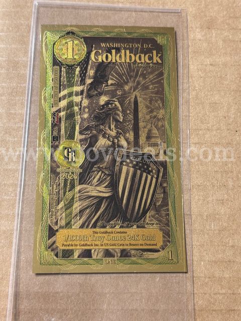 1 Washington Goldback & 1 Arizona Goldback
