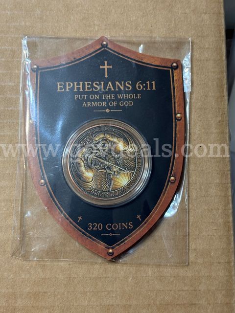 1 ounce .999 copper EPHESIANS 6:11