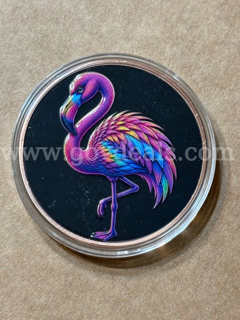 5oz. .999 copper Flamingo (New)