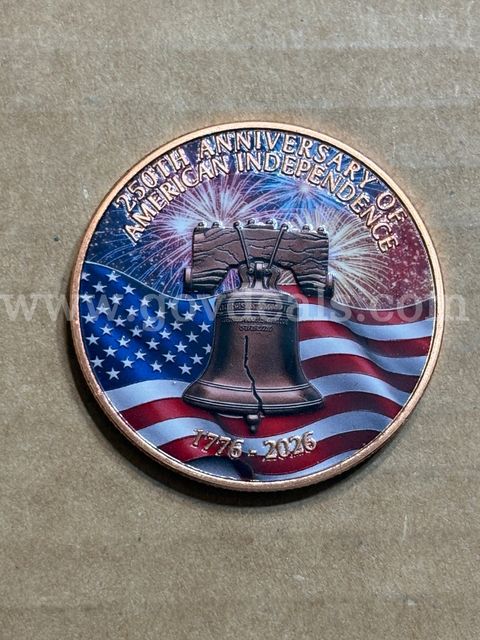 (New) 1oz. Copper 250th and 1888 Indian head penny