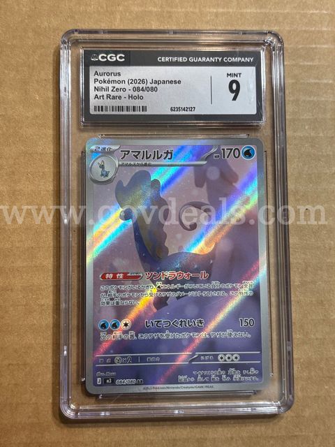 Pokémon Aurorus CGC 9