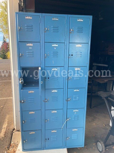 Gym cube lockers - Set of 10 units