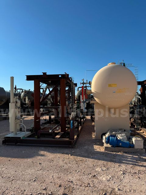 Separator Package, Elevated, Horizontal, 3 Phase, 265psi, 6ft x 20ft, Unused, Qty 1