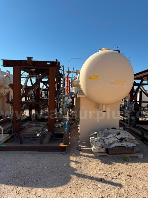 Separator Package, Elevated, Horizontal, 3 Phase, 265psi, 6ft x 20ft, Unused, Qty 1
