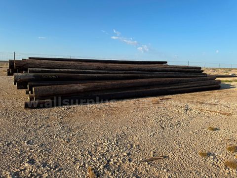Utility Poles, Wooden, Class 2 & 4, 40ft, Creosote Preservative, Qty 120