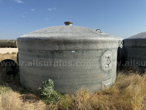 Tank, Fiberglass, 100BBL, 12ft x 5ft, Unused, Qty 1