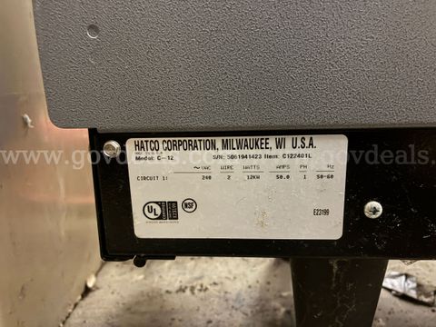 Hatco electric booster heater compact series