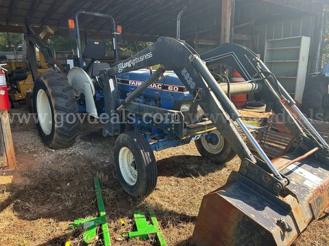 Farmtrac 60 Farm Tractor with Backhoe Attachment