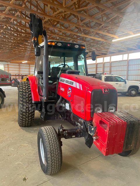 2007 Massey Ferguson 5465 with McConnel Boom Mower