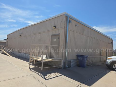 1985 Valley Modular 64' x 56' Four-Wide Manufactured Portable Cafeteria and Multipurpose Building