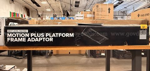 Next Level Racing Motion Plus Platform Frame Adaptor, retails at $299 each