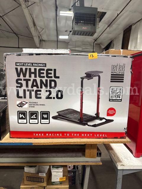 Next Level Racing Wheel Stand Lite 2.0 Foldable SIM Racing Wheel Stand, retails at $179, Part no NLR-S040