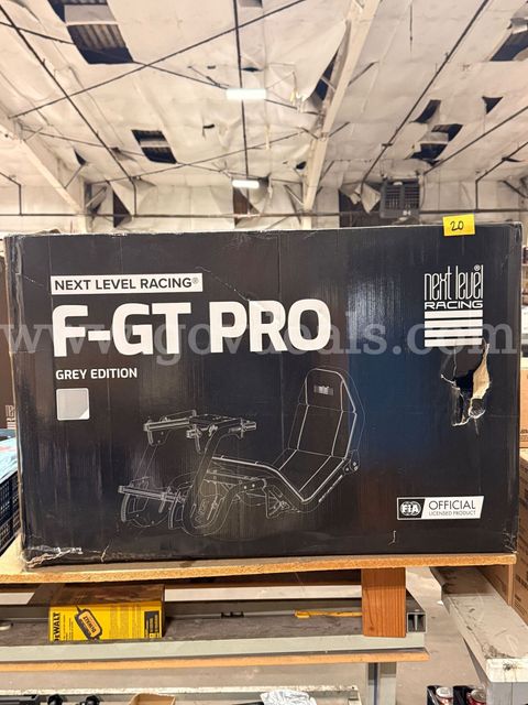 Next Level Racing F-GT Pro Formula and GT Racing Simulator Cockpit Grey Edition, Retails $1200 each