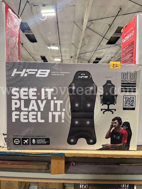 Next Level Racing Haptic Feedback Gaming Pad HF8, retails at $250 each
