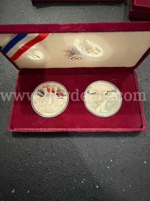 1983-1984 Olympic Commemorative Silver Set