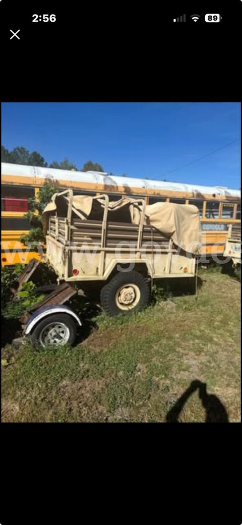 M1102 trailer with canopy