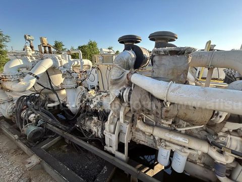 Pump Skid, Caterpillar, 2010, W/ Caterpillar C18 Diesel Engine, Qty 1