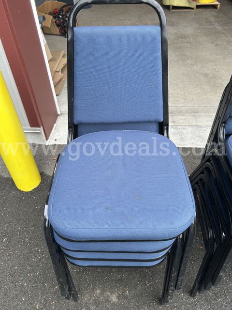 Lot of 38 Stackable Chairs