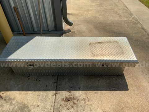 Silver Metal Truck Toolbox
