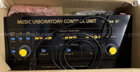Box of Misc. Music Equipment