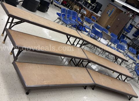 2 Sets of Old Choir Risers