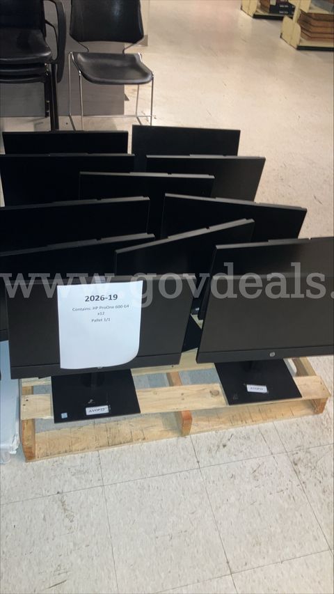 Lot of 12 HP Pro One 600 G4 Non-touch AIOs