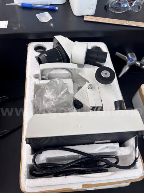 Lot#37 - 3 Binocular Stereo / Dissecting Microscope with foamCase