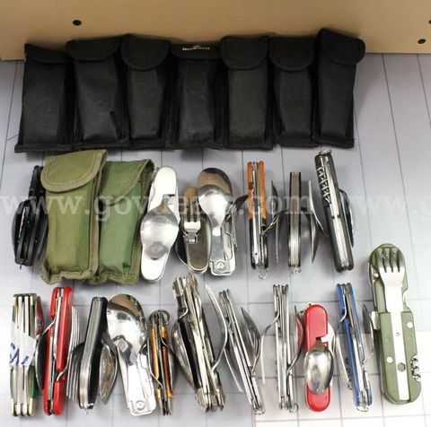 Approximately 8 lbs. of Assorted Camping Utensils/etc., #36569