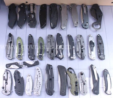 Approximately 6 lbs. of Assorted Kershaw Knives/etc., #36599