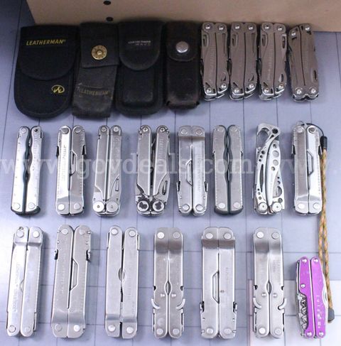 Approximately 10 lbs. of Assorted Leatherman Multi-tools, #36605