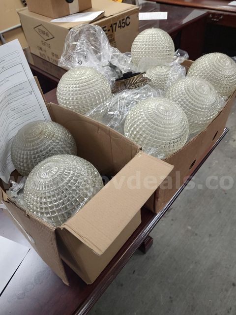 Glass Globe With Base Light Fixtures