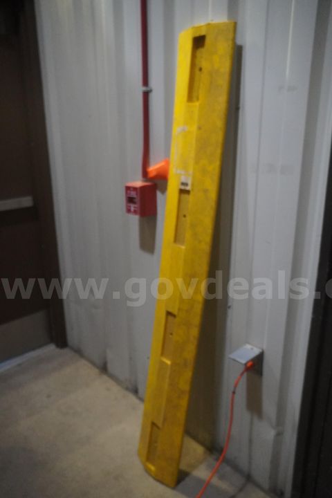70" Yellow Speed Bump