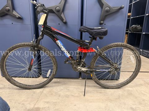 Black Mongoose Mountain Bike - Damage to rear gearing assembly