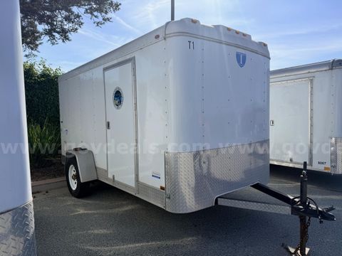 Tow behind storage tailer