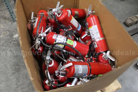 Lot of (35) Assorted Fire Extinguishers