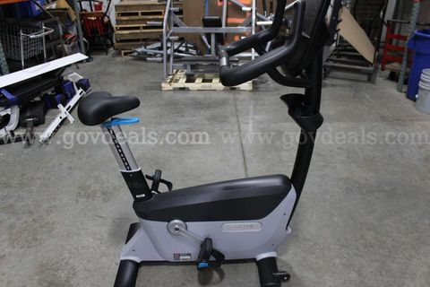 Lot of (1) Precor Upright Stationary Exercise Bike