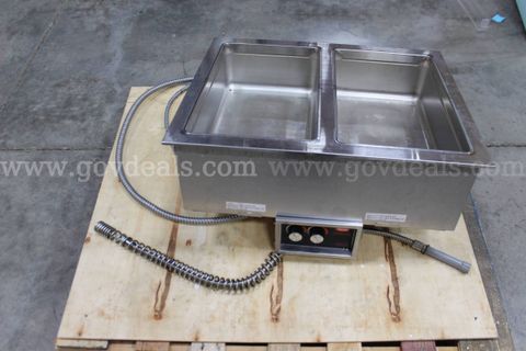 Lot of (1) Hatco Drop-In Hot Food Well with Drain