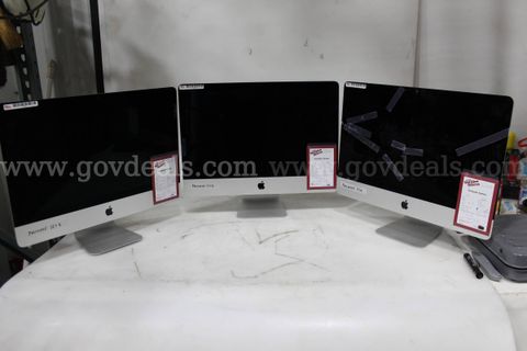 Lot of (3) Apple iMac All-In-One Computers