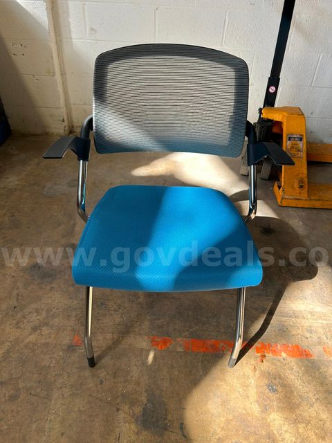 Blue Office Chairs (LOT OF 10)