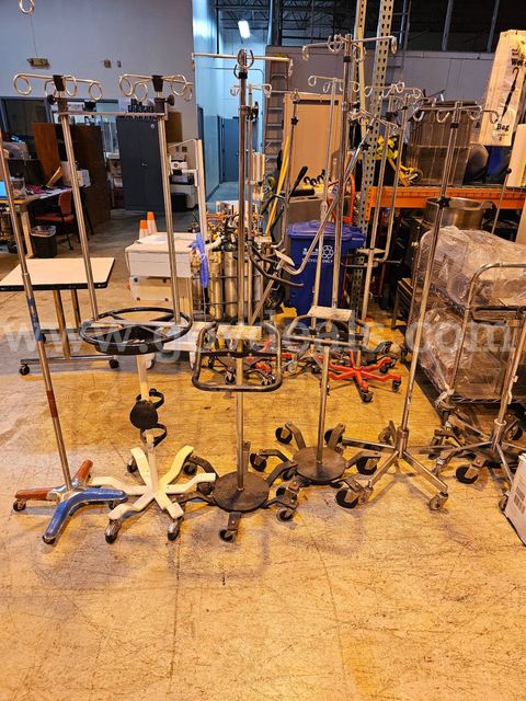 Lot of 12 - IV Poles