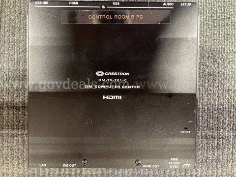 [ 1 LOT OF 8 ] Crestron professional DigitalMedia AV components,