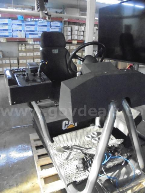 Lot of (1) Cat Small Wheel Loader Simulator.