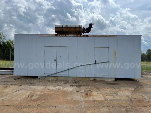 Large Industrial Generator in Container