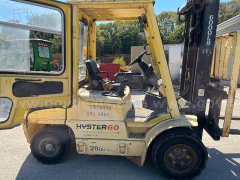 Hyster 60 Forklift. SWL 6000