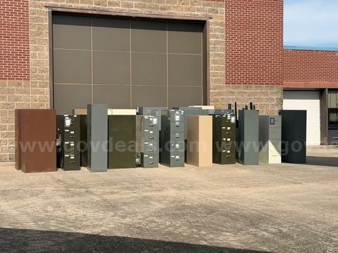 Lot Of Various File Cabinets And Some Modular Overhead Cabinets