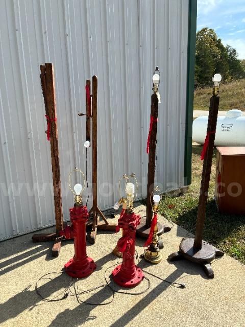 Lot of Older Table & Floor Lamps