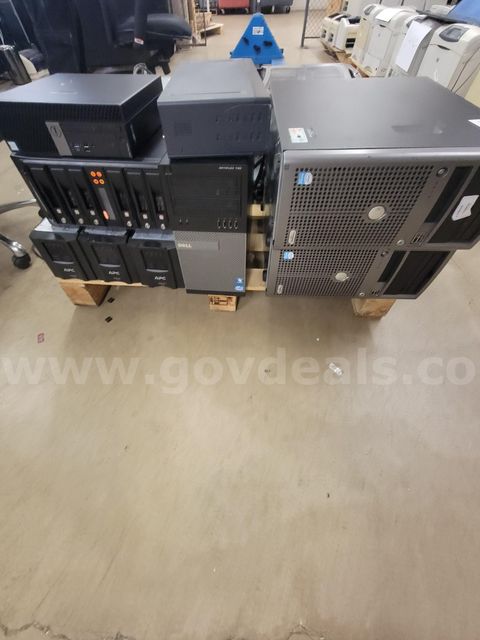 Lot Of 16 (Desktops, Smart-Ups, Poweredge, And Switch)